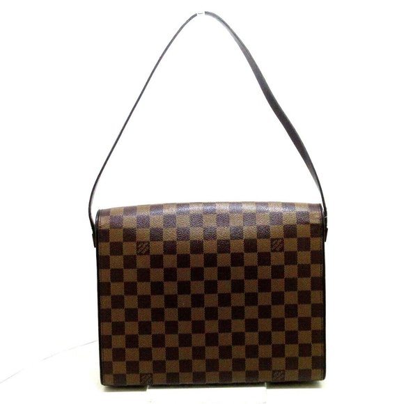 Tribeca Carre Damier Ebene Shoulder Bag - Picture 3 of 8